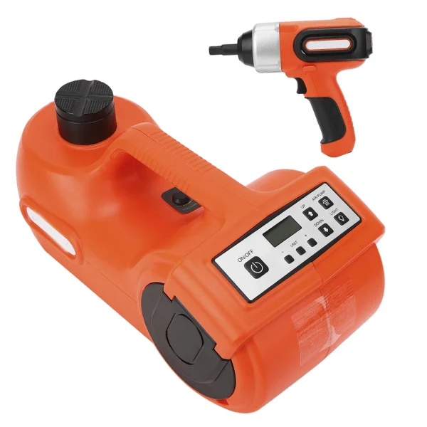Car Jack DC12V 5T 3‑in‑1 Car Electric Floor Jack Hydraulic Lifting Set for Tire Change Replacement Electric Tire Lifting - Image 2