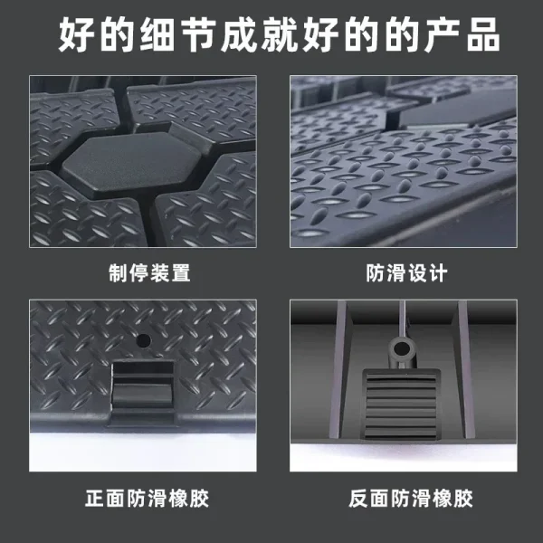 1/2pcs Black 2500KG Heavy Duty Car Ramps 900mm Long Antiskid Working Ramp Auto Oil Changing Repair Maintenance Jack Lift Tools - Image 4