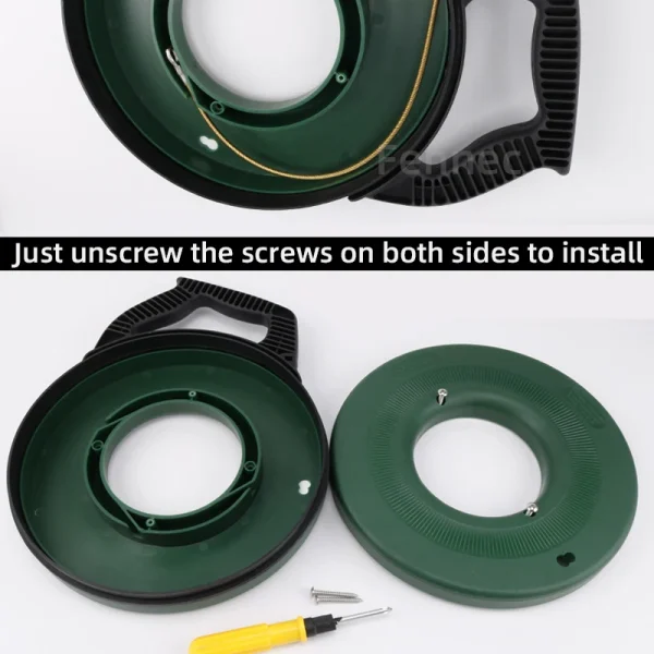 Wire Lead Threading Device Tool Wire Puller with Pulley Threading Cable Retractable Aid Wall and Electrical Conduit 20M 30M - Image 3