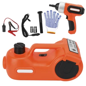 Car Jack DC12V 5T 3‑in‑1 Car Electric Floor Jack Hydraulic Lifting Set for Tire Change Replacement Electric Tire Lifting