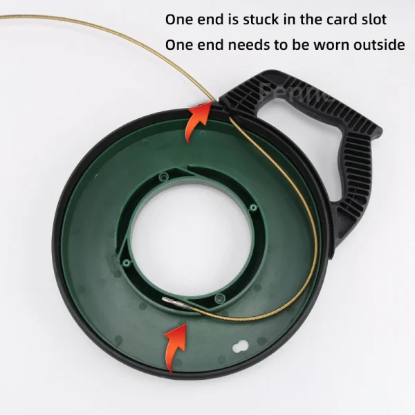 Wire Lead Threading Device Tool Wire Puller with Pulley Threading Cable Retractable Aid Wall and Electrical Conduit 20M 30M - Image 2