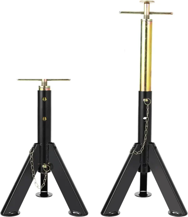 2 Pack RV Supports Stabilizer Jacks, 3 Ton Stabilizer Jack Stand, Heavy Duty Rv Stabilizer Jacks Stands from 16" to 30", Camper